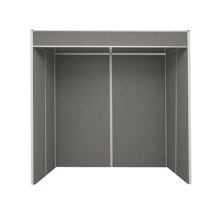 2m x 2m compact shell scheme with facia
