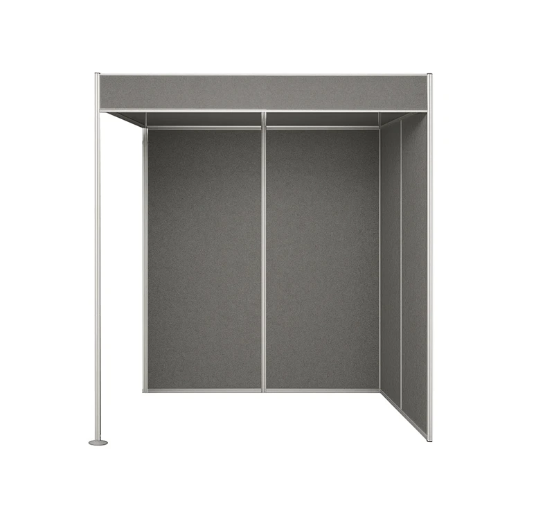 2m x 2m corner shell scheme with facia