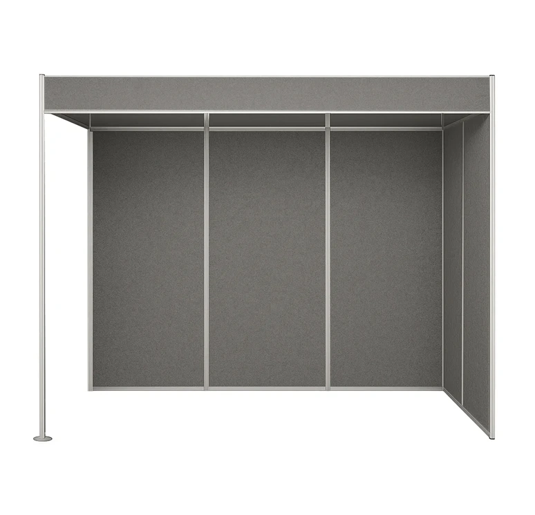 3m x 2m corner shell scheme with facia